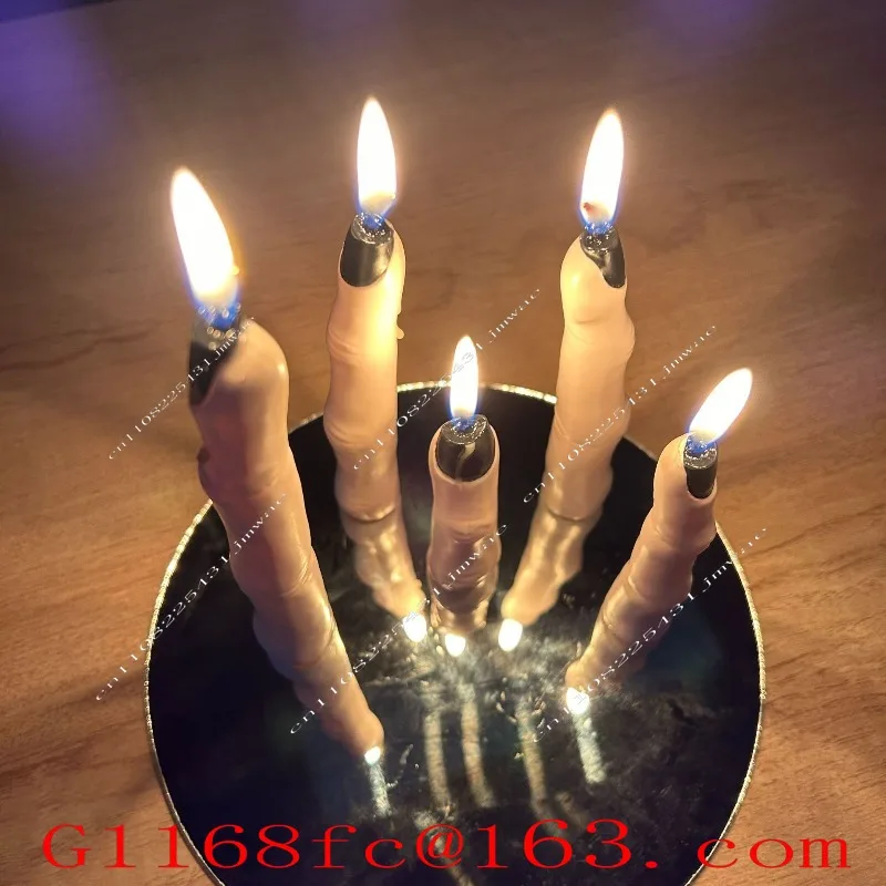 Horror Finger Candle Indoor Atmosphere Scene Decoration Props
