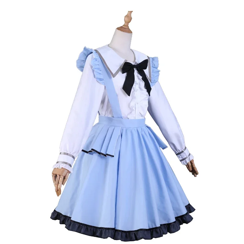 Projeto sekai colorido palco akiyama mizuki cosplay traje para menina luz rosa peruca halloween cosplay kawaii lolita vestido xc7757