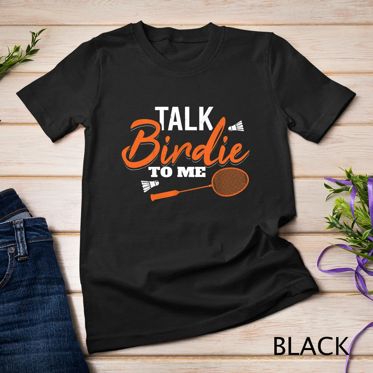 Badminton Talk - Camiseta Esportiva Estilo Talk Birdie To