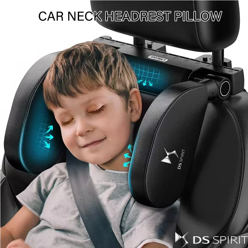Car Seat Headrest Adjustable Side Headrest U Shaped Pillow for DS SPIRIT DS3 DS4 DS5 DS6 DS7 2024 2025 Car Accessories