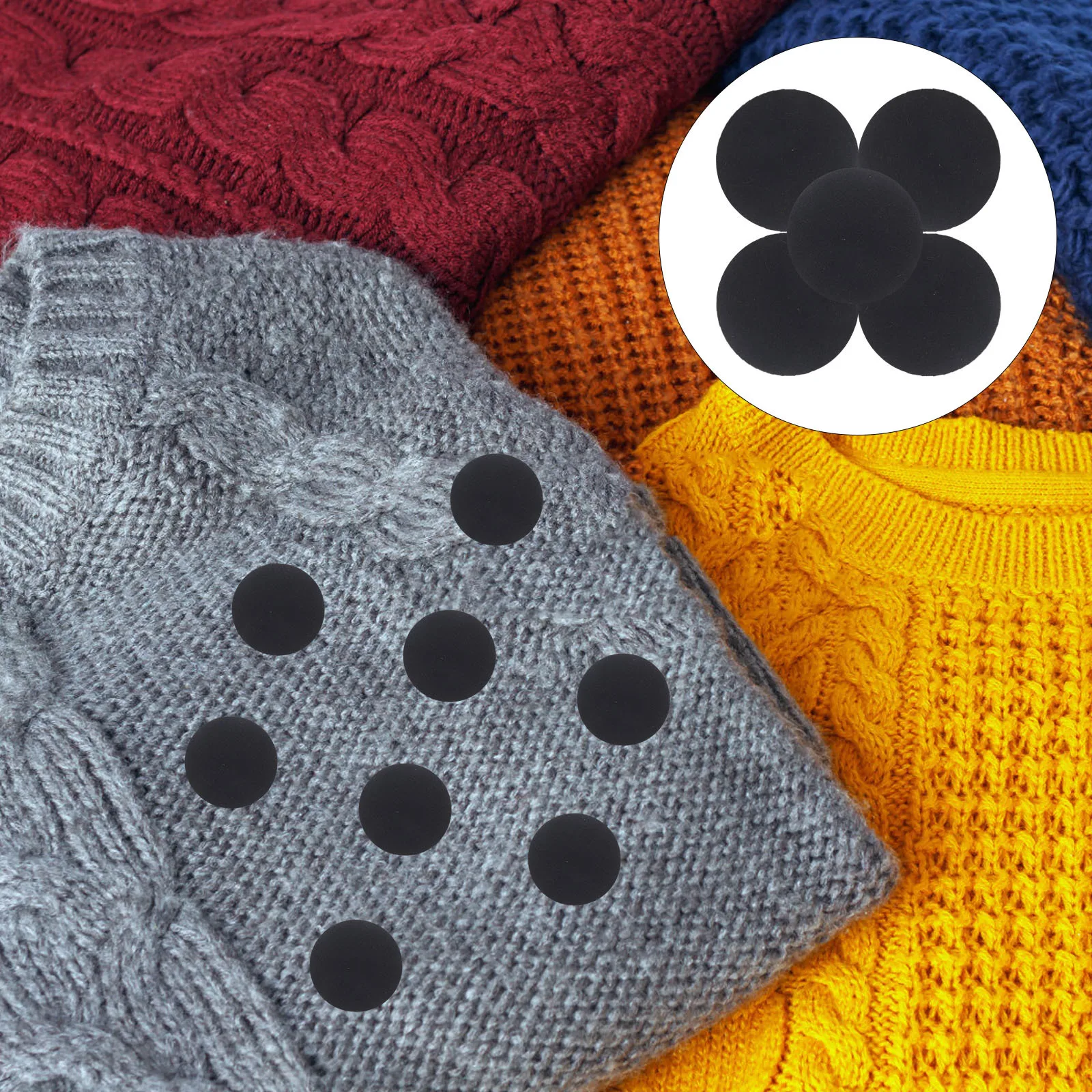 

500Pcs Felt Circles Self-Adhesive Felt Pads DIY Clothing Decoration Supplies Festival Craft Fabric Pads DIY Clothing Cushion