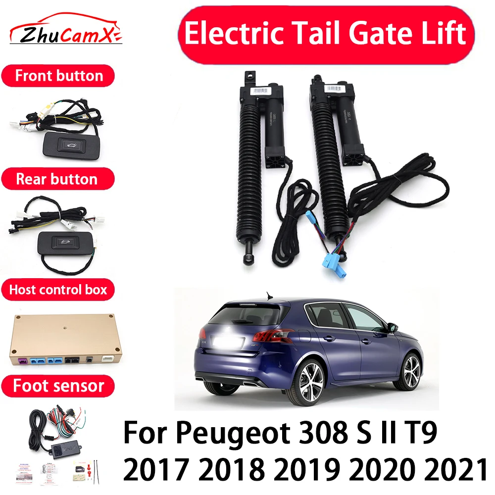 

ZhuCamX Car Automatic Electric Tail Gate Lift Tailgate Assist System for Peugeot 308 S II T9 2017 2018 2019 2020 2021