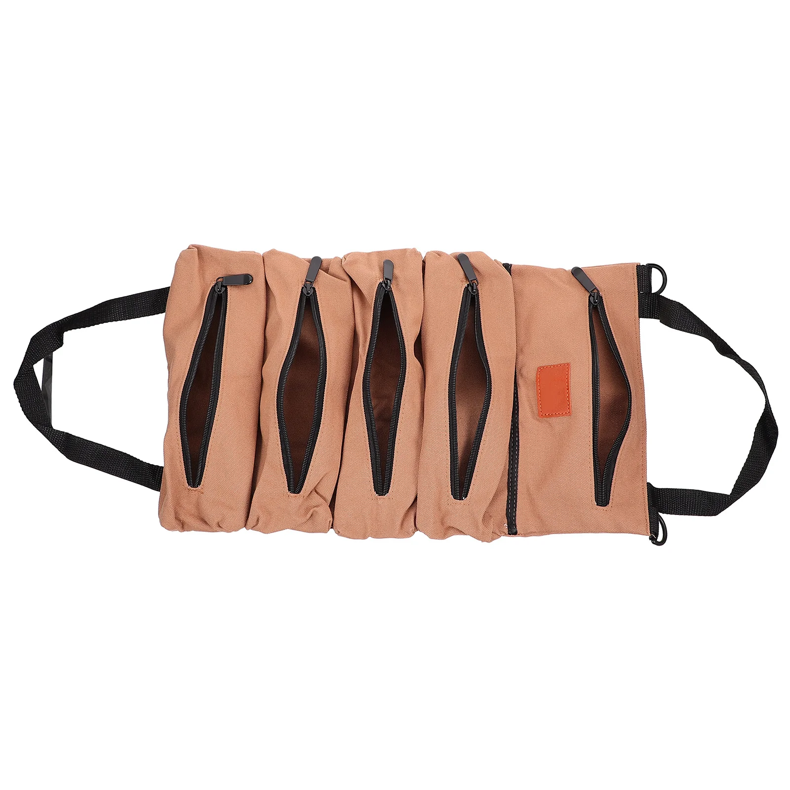 

1pc Bag Large Capacity Canvas Folding Tool Storage Bag For Electrician Carpenter Outdoor Repair Kit With Multiple