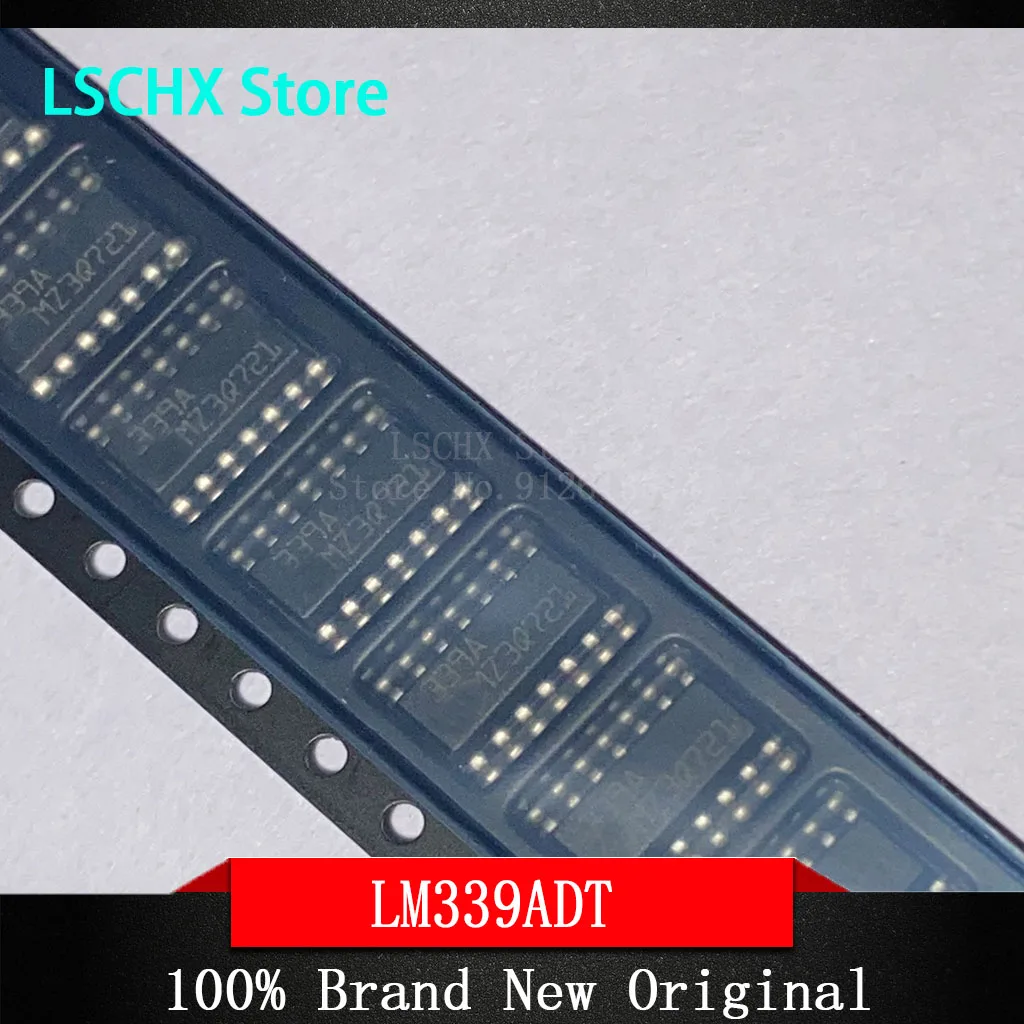 10pcs LM339ADR LM339ADT LM339AD SOIC-14 Commercial grade precision four-way differential comparator