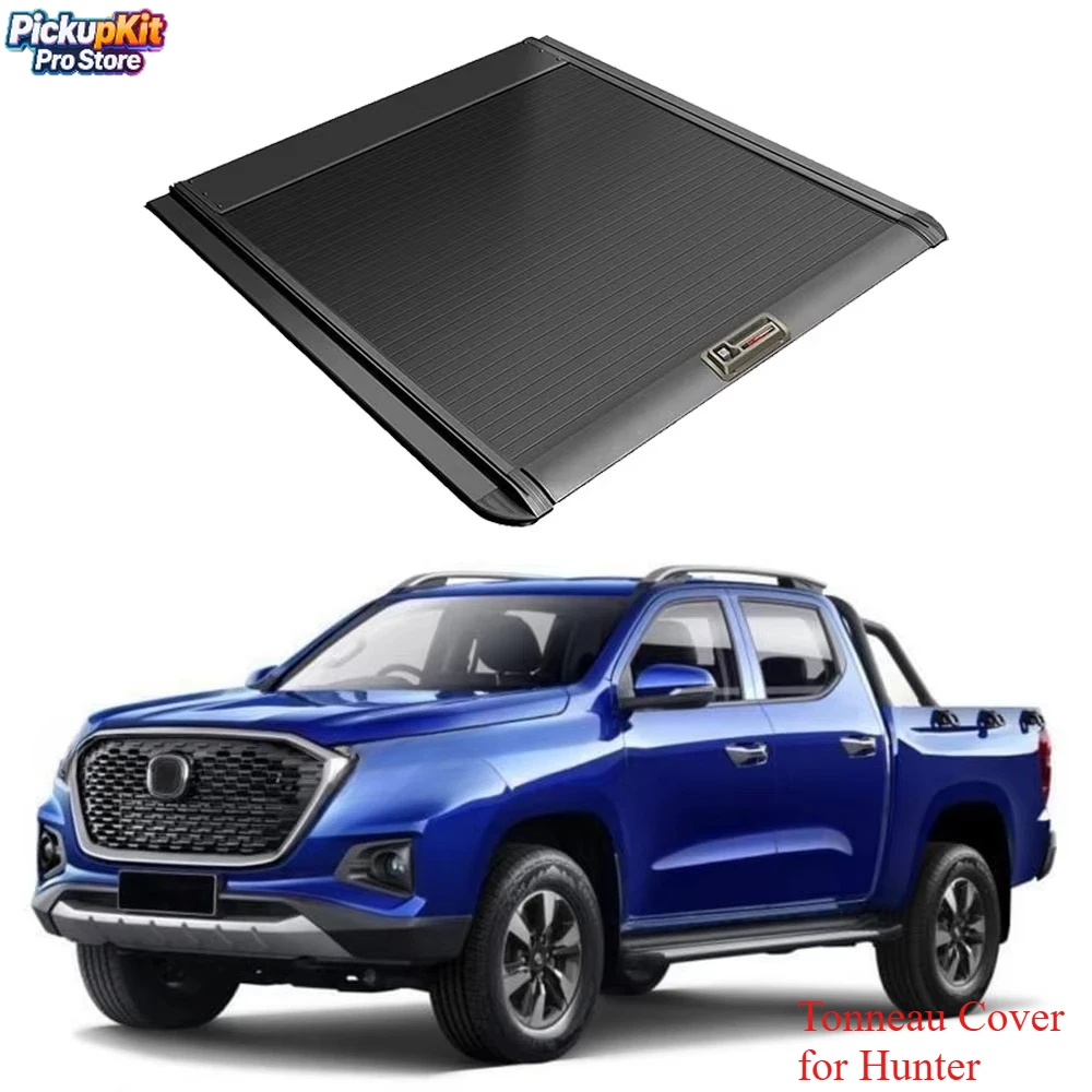 

Aluminium Roll Lid Accessories Truck Manual Roller Shutter Pickup Tonneau Bed Cover for Hunter F70 2025 2024 2023