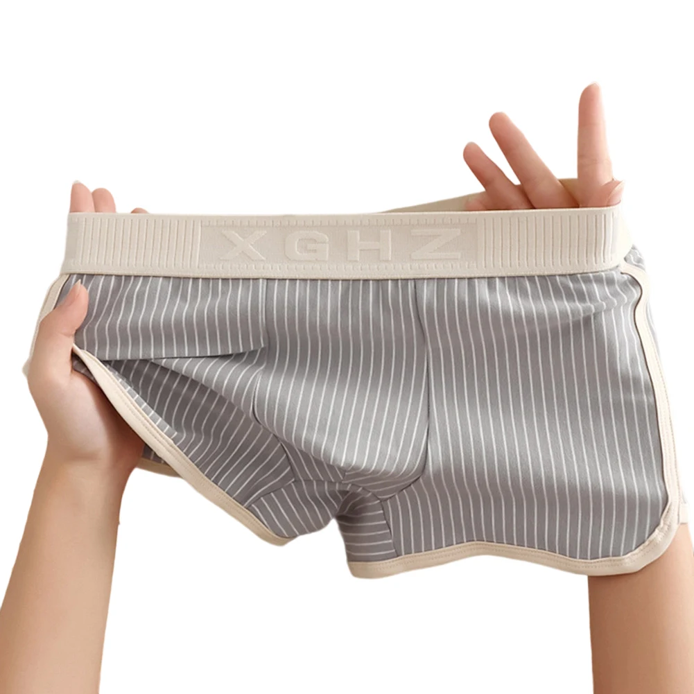 Comfortable Cotton Panties Men Panties Classic Style Black Cotton Underwear 10 Spandex Blend Suitable For Male