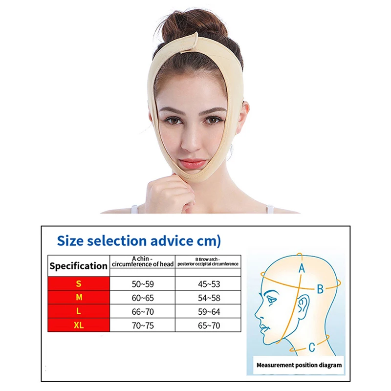 Bandage élastique amincissant pour le visage, ligne en V, pour femmes, Lifting du menton et des joues, masseur Facial, sangle, soins de la peau, outil de beauté