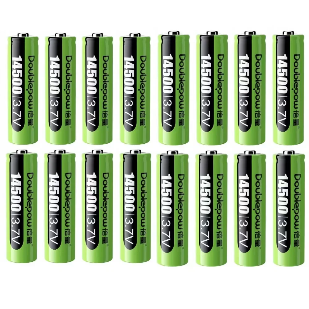 14500 Rechargeable Battery 3.7V 2960mWh Lithium Battery Cell for Electric Toothbrush Flashlight AA Size Use
