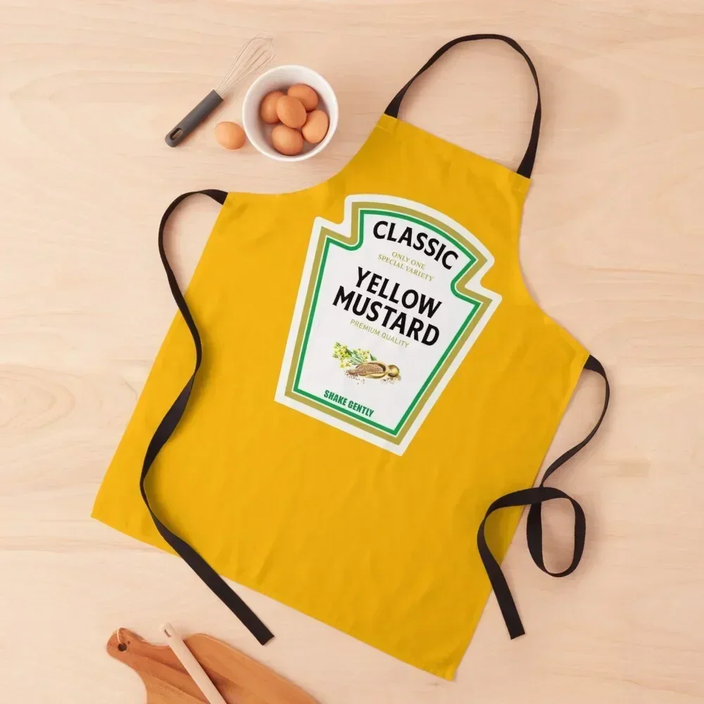 

Mustard Halloween 2023 Costume Matching Family Group Couple Mayo Ketchup Apron Kitchens Men Salon Apron