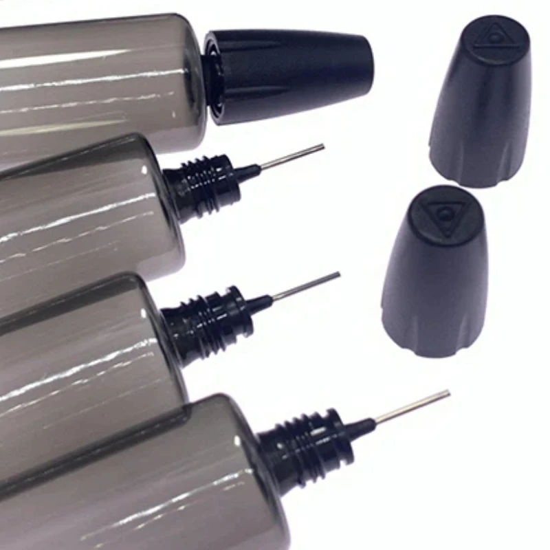 1Pcs 30ML PET Clear Vial With Long Thin Needle Tip Dropper Bottle For Vape  Oil Accessories Liquid Jar