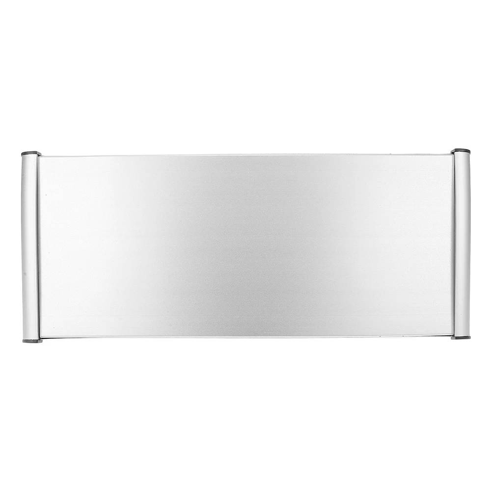 

Aluminum Alloy Door Plates Office Signs Blank Design Curved Slot DIY Usage Wall Nameplates Door Signs Name Holders