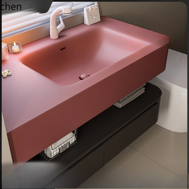 

LXC Bathroom Cabinet Set Light Luxury Hotel Style Washstand Sink Basin