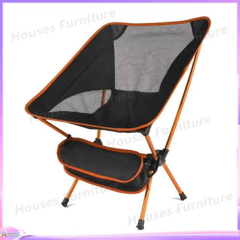 Ultra Light Folding Chair Portable Camping Beach Hiking Picnic Fishing Seat Compact Outdoor Travel Backpacking Stool Gear