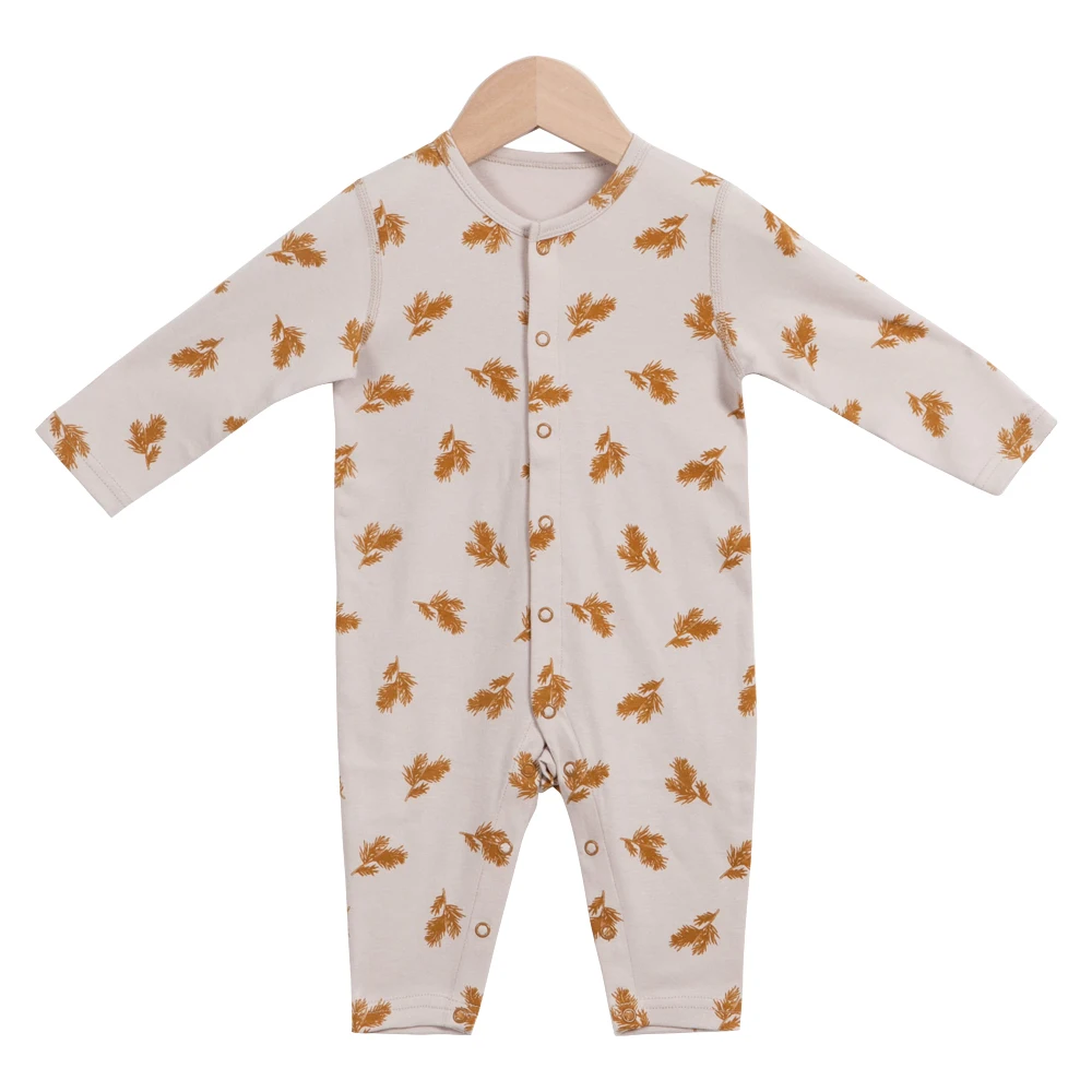 Newborn Baby Romper Infant Long Sleeve Baby Boys Girls Clothes Dinosaur Print Bodysuit Born Crawling Baby 0-24 Months Jumpsuit