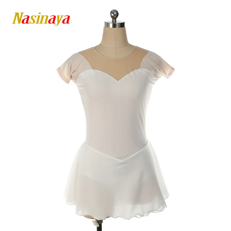 

Figure Skating Dress black solid color Customized Competition Ice Skating Skirt for Girl Women Kids Performance