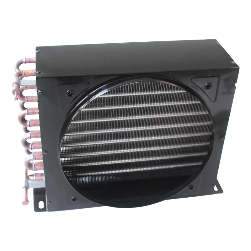 Fin Tube Radiators Fin Heat Exchangers Air Conditioner Condenser Aluminum Fin Condenser Coil for Refrigerator Freezer Copper
