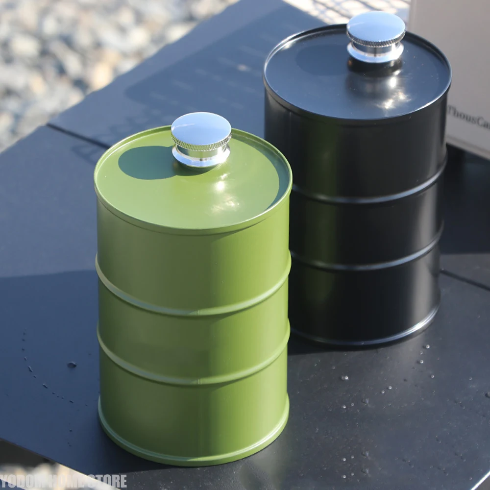 

Фляга в форме виски-бочки, 25 унций, из нержавеющей стали 304, портативная бутылка для воды для активного отдыха, идеальный подарок для мужчин