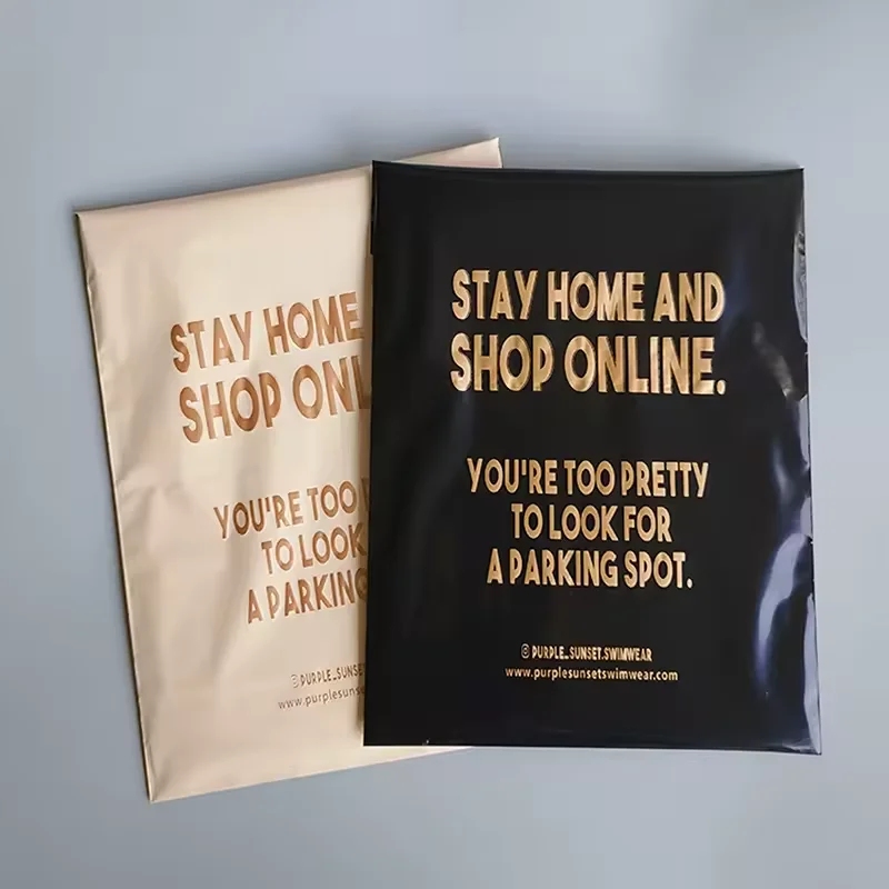 Wholesale 200Pcs Custom Printed Poly Mailers, Waterproof Courier Envelopes for Apparel Shipping Bags