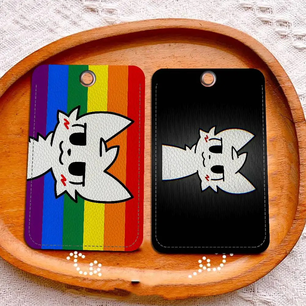 

Модный брелок-держатель Boykisser Silly Cat для карт доступа и питания, защитный чехол для кредитных и банковских карт, подвеска-брелок