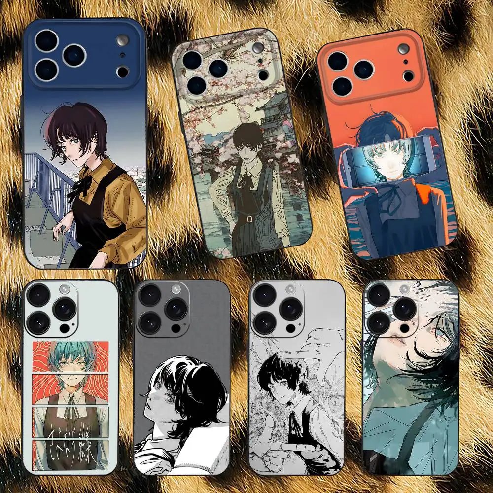 

Anime Goodbye Eri Phone Case For iPhone 17,16,15,14,13,12,Pro,Max,Plus,E,SE4,Air,Mini Black Soft Box