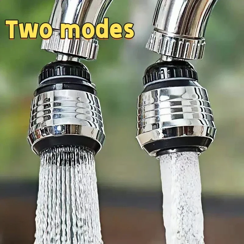 Dual Mode Kitchen Faucets Extender 360 Degree Rotation Spout for Kitchen Faucet  Faucet Extension  Faucet Attachment