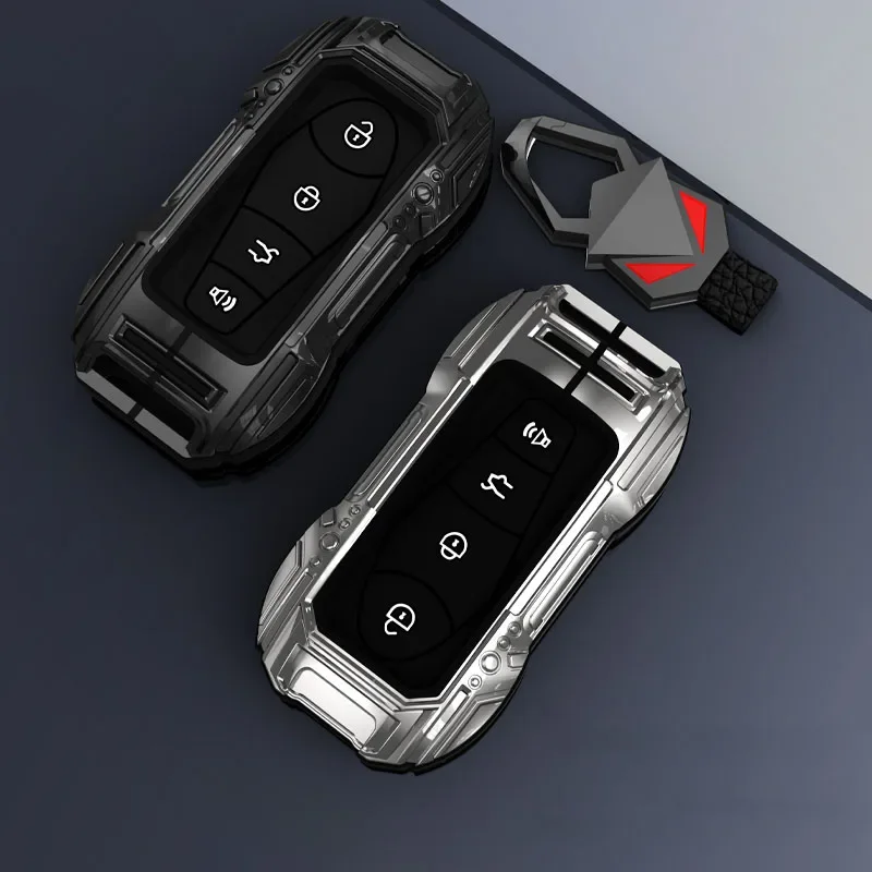 

Zinc Alloy Car Remote Key Case Cover For Geely Azkarra Tugella FY11 2019 2020 Atlas Pro New Emgrand GS X6 SUV EC7 Styling