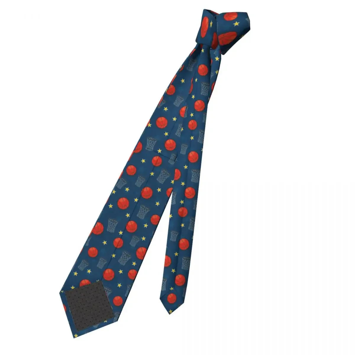 Basketball Theme Neckties Unisex Skinny Polyester 8 cm Narrow Neck Ties for Men Suits Accessories Gravatas Party