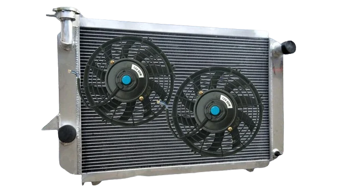 ALUMINUM RADIATOR+fan FOR NISSAN PATROL Station Wagon W160/ Hardtop K160 2.8 1979-1988