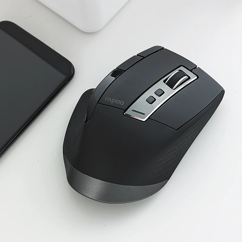 

Rapoo MT750 Wireless Bluetooth Mouse, Rechargeable Laser Business Gaming Office Large Hand Mouse 4.0 Multi-mode