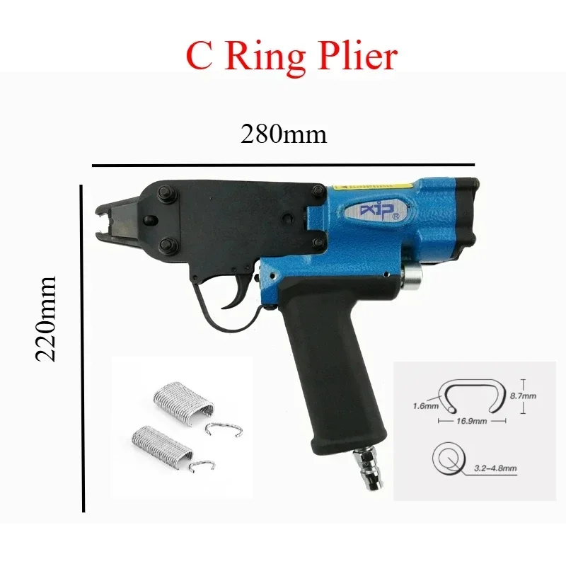 C 링 건/호그 링 플라이어, TC760 호그 링 공압 타정기, 매트리스 소파 새장, 애니마이 케이지, 카시트 클립, 네일 건 도구