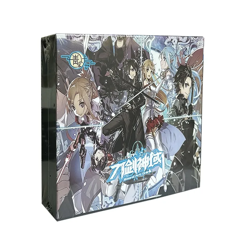 

SAO Sword Art Online Kirigaya Kazuto Yuuki Asuna Leafa SMP Rare Collection Cards Child Kids Birthday Gift Game Cards Table Toys