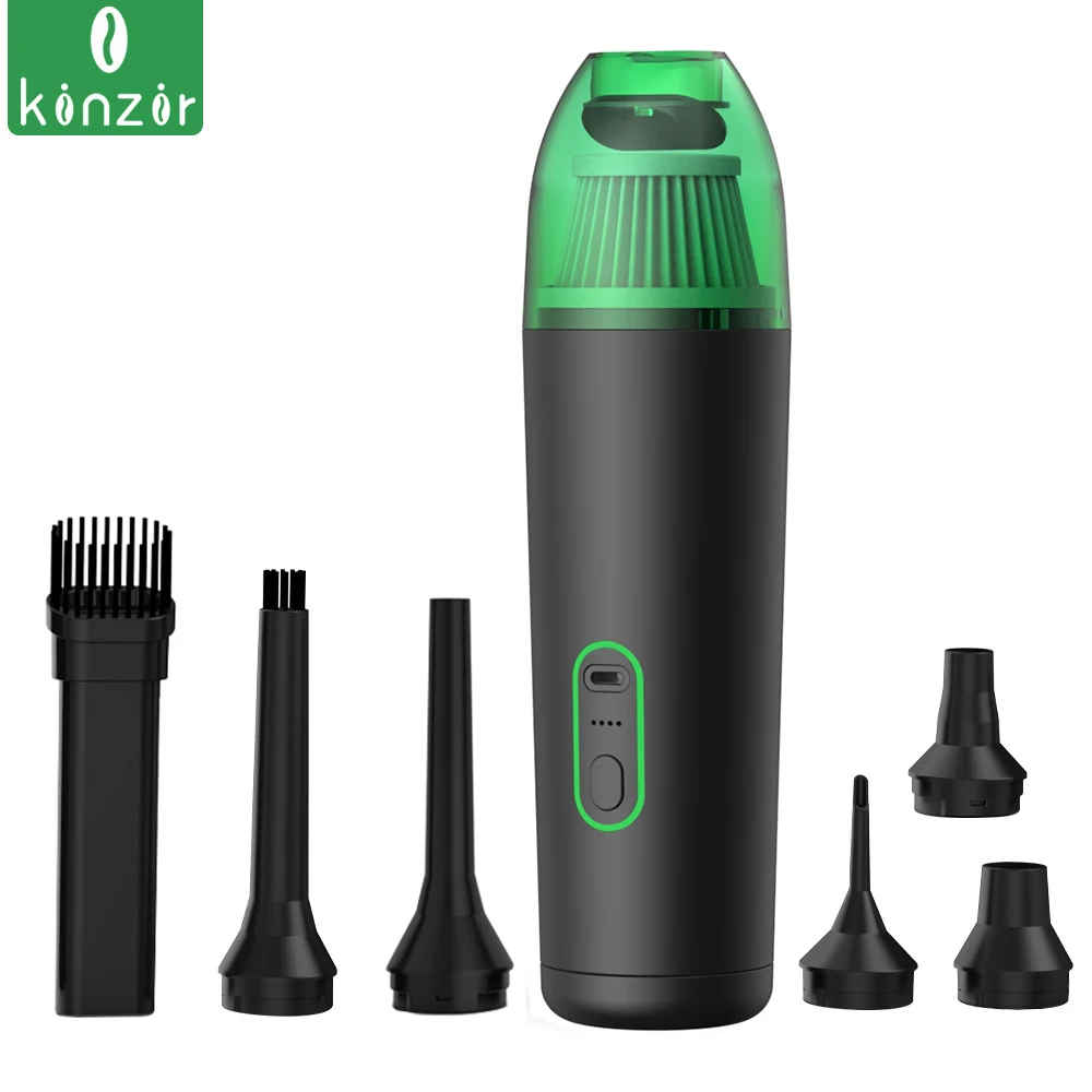 

Electric Air Duster and Vacuum 2-in-1, 90000RPM -Cordless Air Duster Computer Keyboard Cleaner