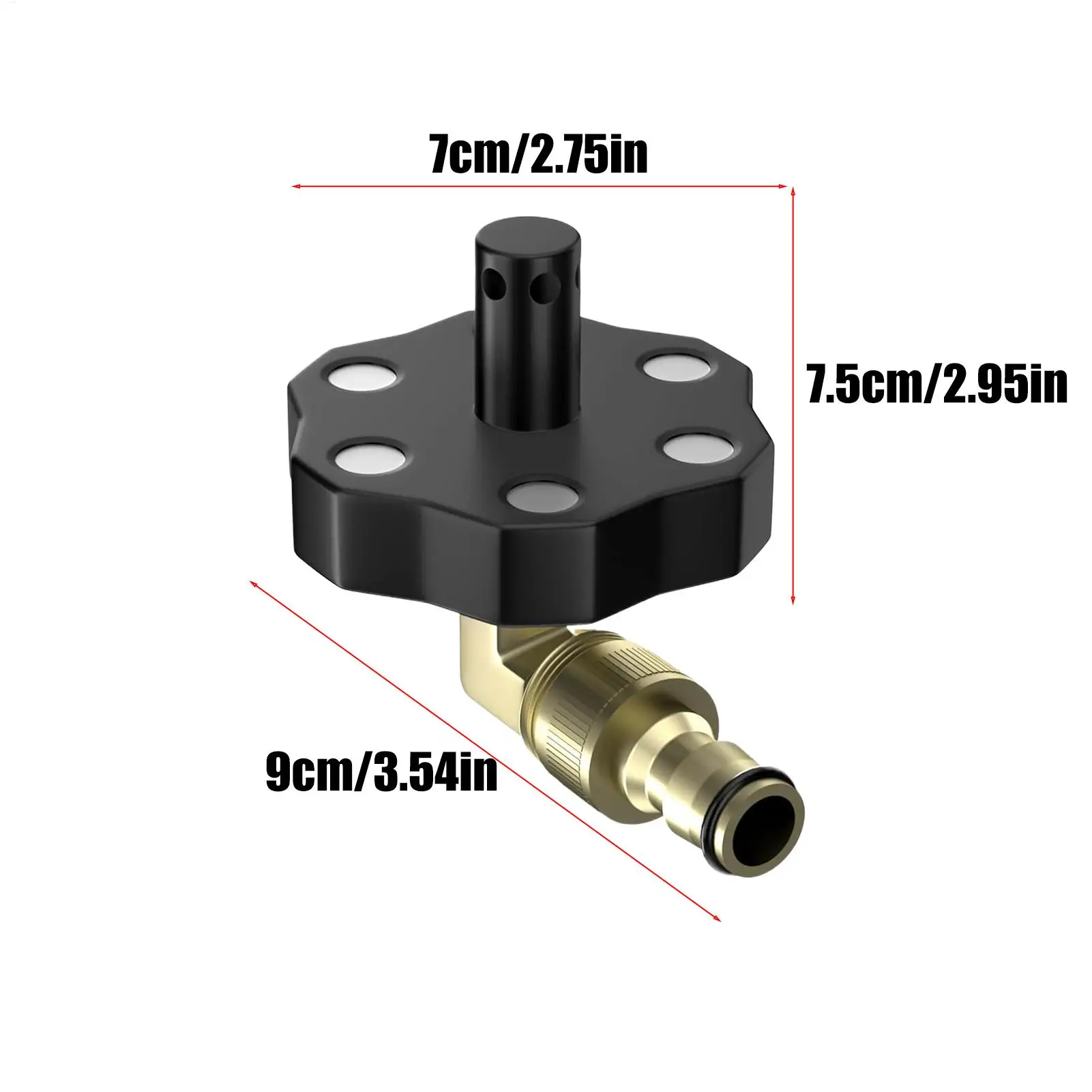 O-Ring Chassis-Reiniger und Spülset: Effizientes Hochdruck-Werkzeug mit Ring zur Rostbekämpfung und Fahrzeugunterbodenreinigung – Detail 8