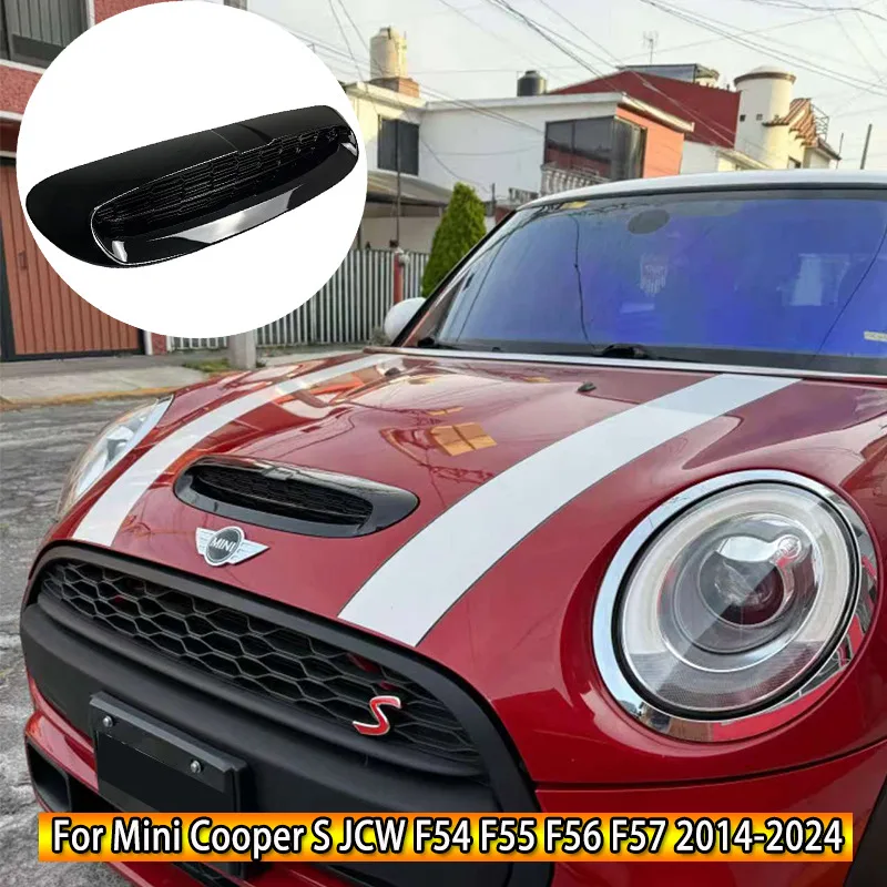 Para Mini Cooper S JCW F54 F55 F56 F57 2014-2024 (no para R55 R56) capós de motor delantero capó Scoop salida de aire cubierta de ventilación embellecedor