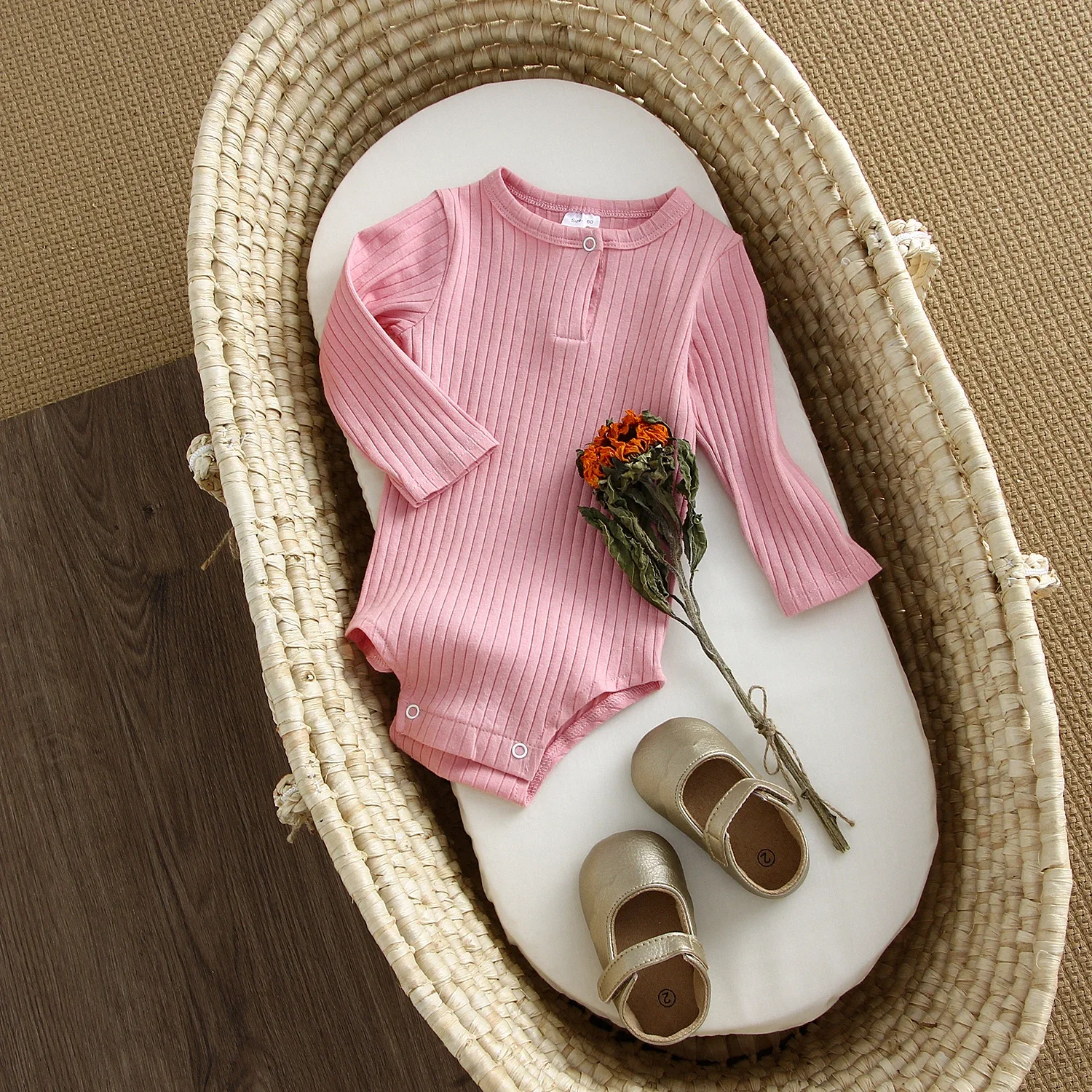 Cute Baby Girl Clothes Summer Newborn Baby Clothing For Girls Long Sleeve Kids Boys Jumpsuit Knit Baby Girls Rompers Spring