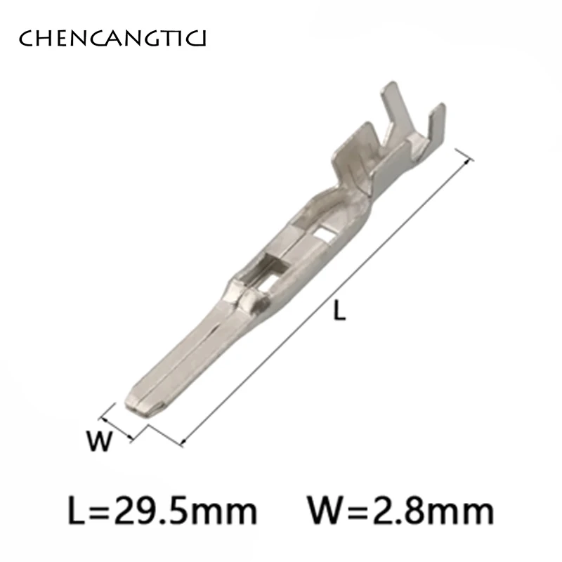 20 Pcs 1.5/2.8MM FCI Tyco Auto Crimping Wire Terminal Copper Contact Male Female Pins 211cc2s1120 211cc2s1160p 211CL3S2160