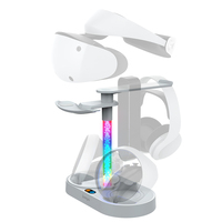 PS5 VR2 Magnetic Rainbow Breathing Light Charging Base Can Be Stored Glasses Headphones Handle