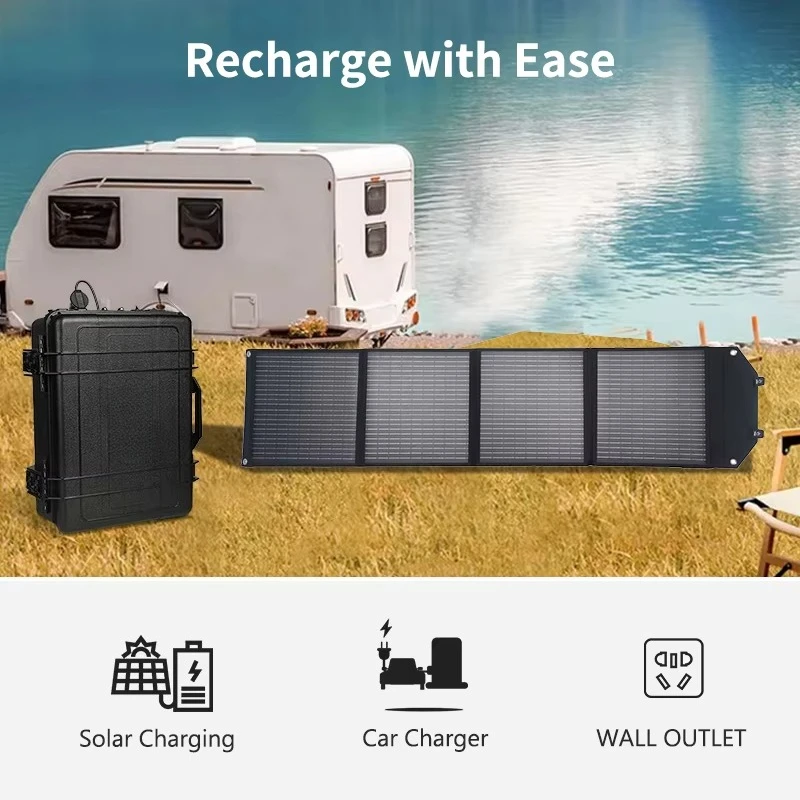 

Wholesale Foldable 3000W Station BJC Electric Charging Solar Panel Competitive Price Lithium Ion MPPT Portable Solar Generator