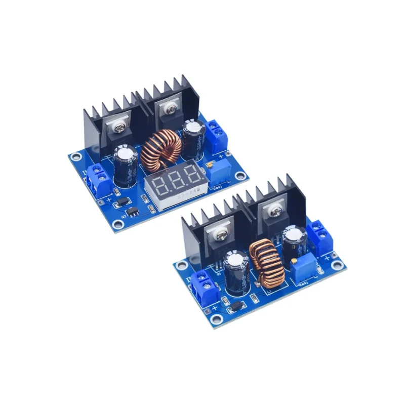 MH-ET Live voltímetro LED, PWM ajustável 4-36V para 1.25-36V Step-Down Board Module, XL4016 8A 200W DC-DC Módulo de queda de energia