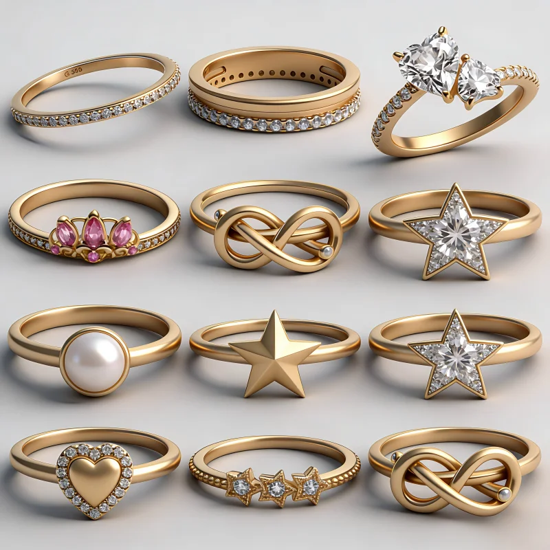 

Новинка 2026 года: Изысканное ювелирное украшение из серебра 925 пробы – кольцо в форме вечного сердца с эффектом метеорной короны, модный DIY-шарм, подарок