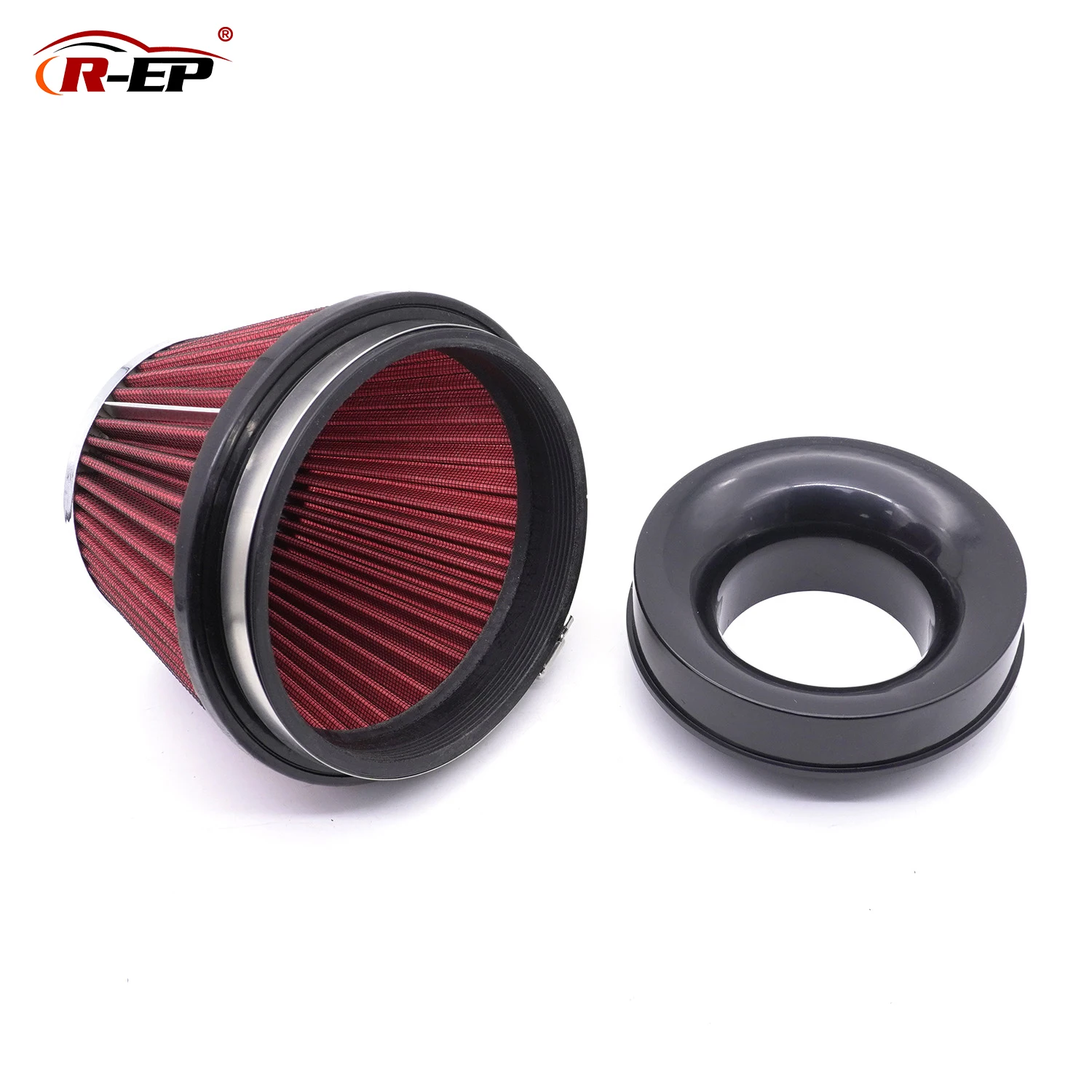 

Universal Cold Air Intake Filter Air Inlet 152mm 6.0inch to 76/89/101mm for Sport Racing Car Engine High Flow Air Filter