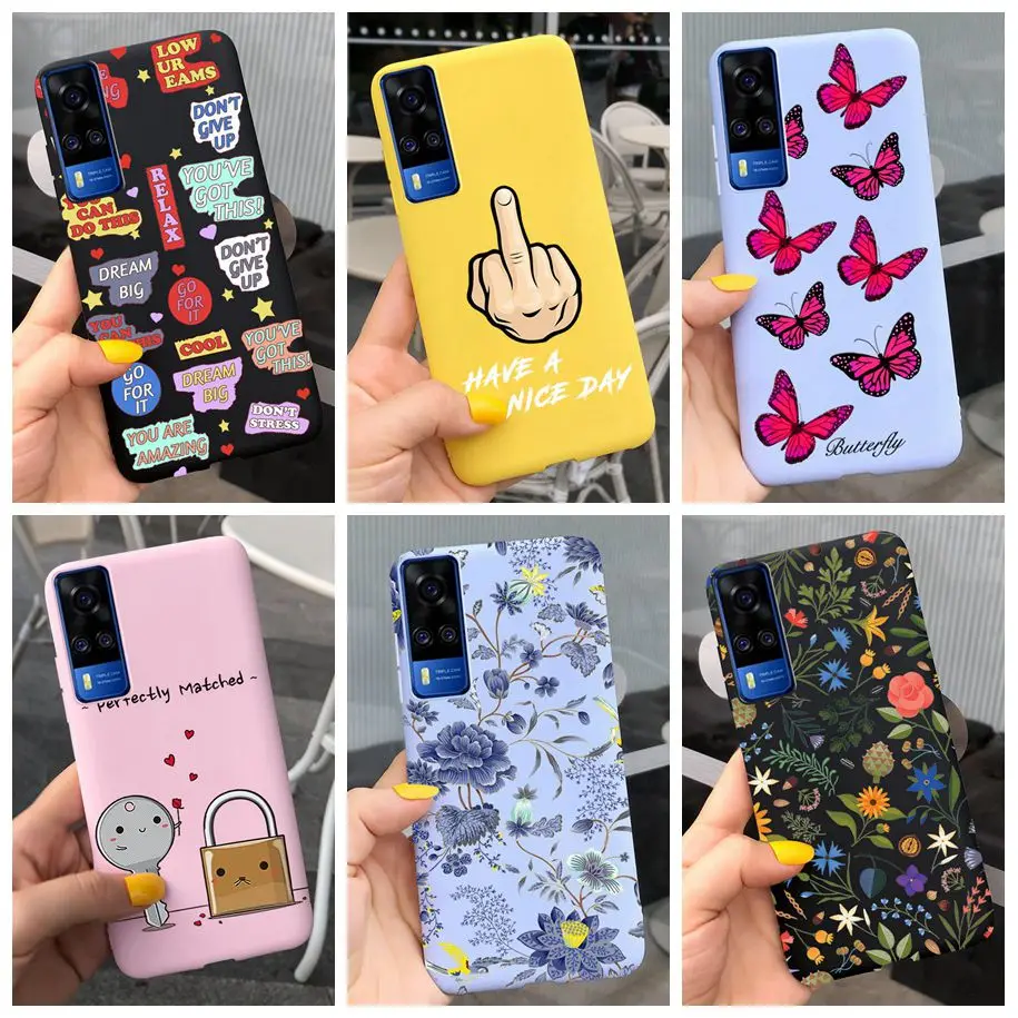 For Vivo Y31 V2036 Case Popular Painted Phone Cover For Vivo Y51 V2030 Y 51 Y 31 2021 VivoY31 Y51A Y53s 4G 6.58 inch Soft Fundas