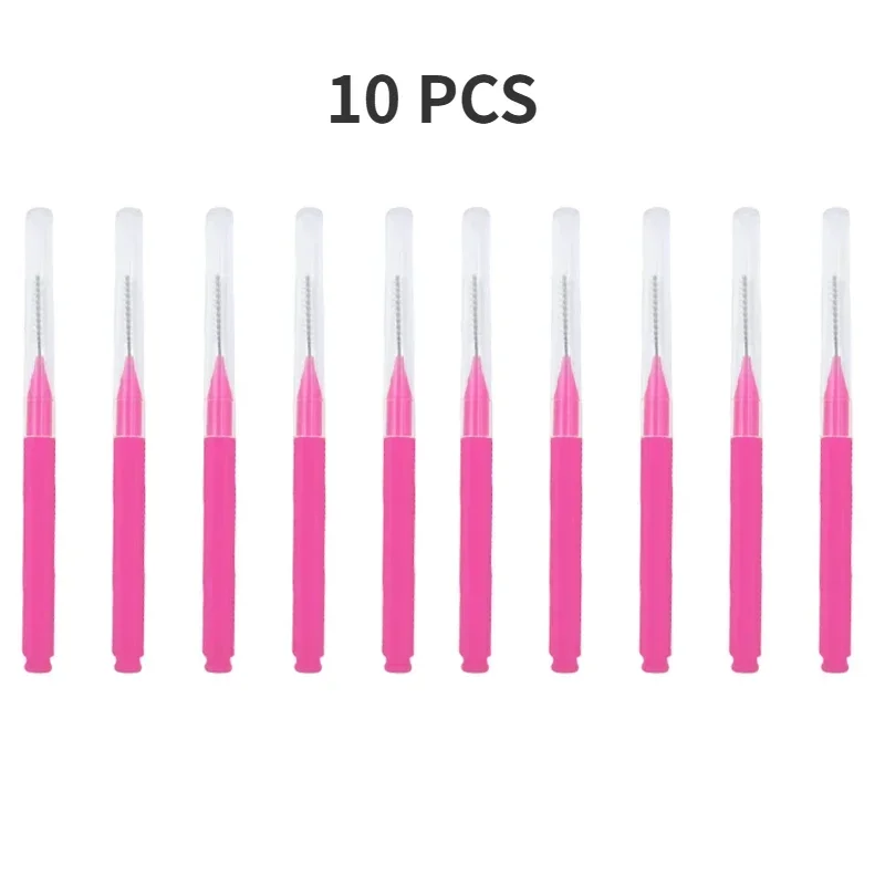 10/50PS Draagbare Mini Wenkbrauw Borstels Wegwerp Wimper Brow Lifting Brush Applicators Lash Extension Kam Beauty Makeup Tools