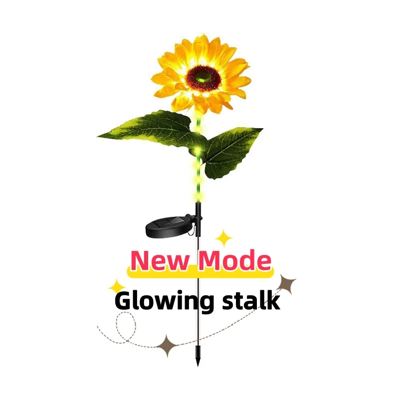 

New LED Solar Sunflowers Flower Light Home Decorative Flower Lights Garden Decoration Lawn Lamp Waterproof Landscape Light