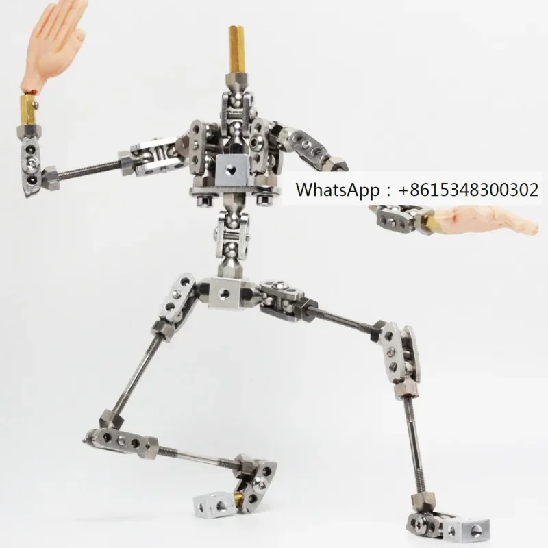 

Upgraded Pro3.0 Professional Freeze Frame Animation Stainless Steel Durable Flexible Doll Skeleton (excluding hands)