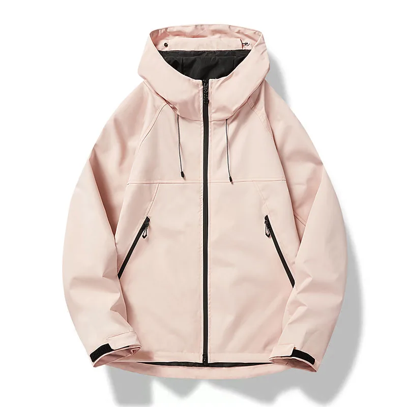 الرجال السترات مقنعين الرياضة سترة خارجية رجل مقاوم للماء تنفس زوجين رياضية للجنسين المشي لمسافات طويلة معاطف أبلى ملابس للرجال