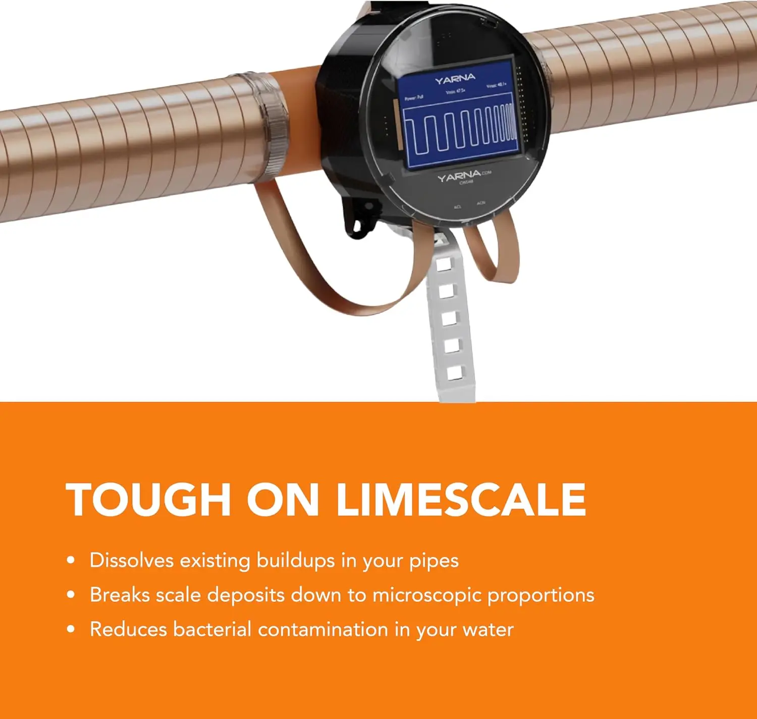 Water Descaler Whole House Solution - Alternative No Salt Water Softener System, Reduces The Effects of Limescale and Hard Water