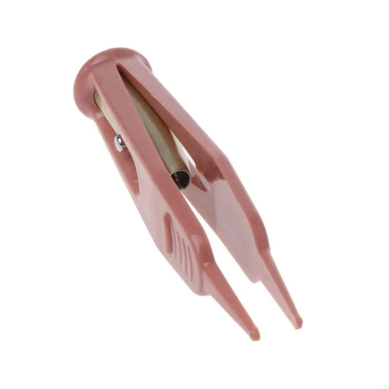 Пинцет для чистки ушей, носа, пупка, видимый безопасный пинцет, безопасные щипцы, чистящие средства для здравоохранения P31B