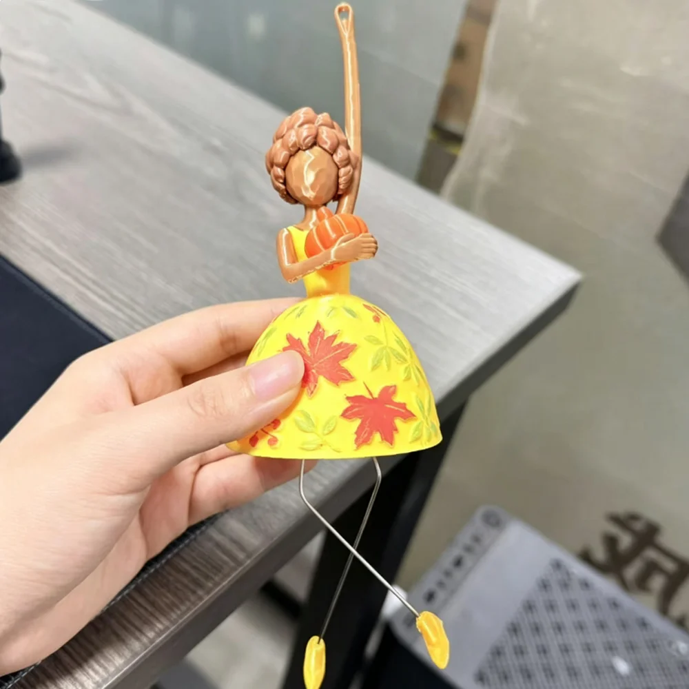 Vintage Whimsical Dancing Lady Hanging Decor,for Covered Porch, Patio, Window Cottage Hanging Accent that Sways in Breeze