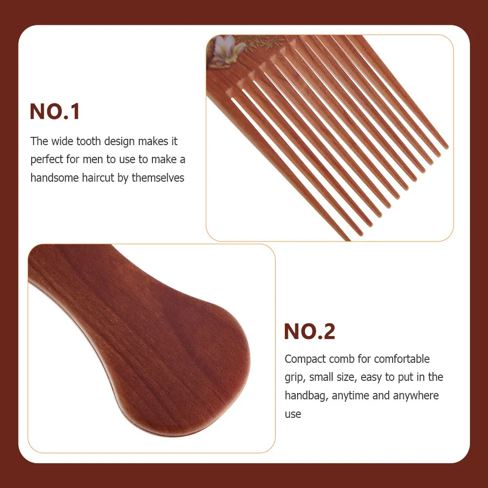 3 Pcs Hairdressing Accessory Creative Combs Styling ABS Salon Hairbrush Hairstyling for Men